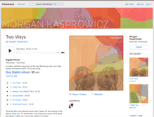 Tablet Screenshot of morgankasprowiczmusic.bandcamp.com