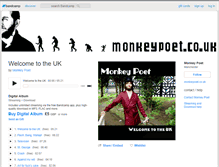 Tablet Screenshot of monkeypoet.bandcamp.com