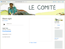 Tablet Screenshot of lecomite.bandcamp.com