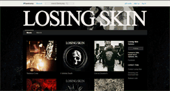 Desktop Screenshot of losingskin.bandcamp.com