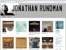 Tablet Screenshot of jonathanrundman.bandcamp.com