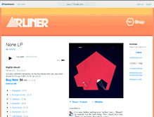 Tablet Screenshot of airliner.bandcamp.com