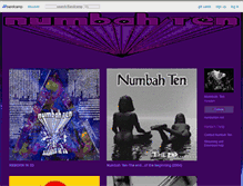 Tablet Screenshot of numbahten.bandcamp.com