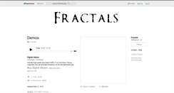 Desktop Screenshot of fractals.bandcamp.com