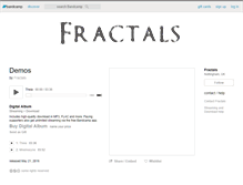 Tablet Screenshot of fractals.bandcamp.com