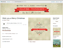 Tablet Screenshot of maybetonight.bandcamp.com