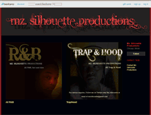 Tablet Screenshot of mzsilhouette.bandcamp.com