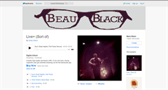 Desktop Screenshot of beaublack.bandcamp.com