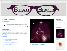 Tablet Screenshot of beaublack.bandcamp.com