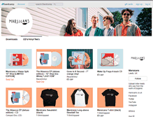 Tablet Screenshot of marsicans.bandcamp.com