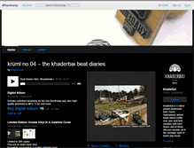 Tablet Screenshot of khaderbai.bandcamp.com