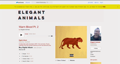 Desktop Screenshot of elegantanimals.bandcamp.com