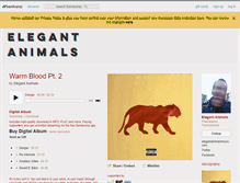 Tablet Screenshot of elegantanimals.bandcamp.com