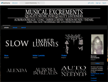 Tablet Screenshot of musicalexcrements.bandcamp.com