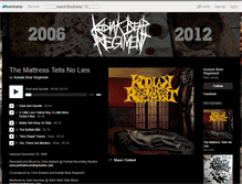 Tablet Screenshot of kodiakbearregiment.bandcamp.com