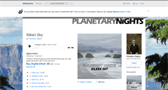 Desktop Screenshot of planetarynights.bandcamp.com