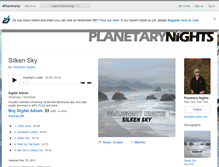 Tablet Screenshot of planetarynights.bandcamp.com