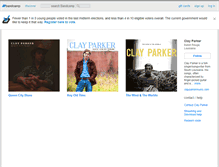 Tablet Screenshot of clayparker.bandcamp.com