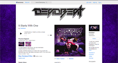 Desktop Screenshot of deadbeatnl.bandcamp.com