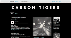 Desktop Screenshot of carbontigers.bandcamp.com