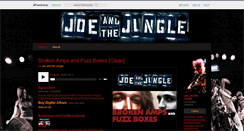 Desktop Screenshot of joeandthejungle.bandcamp.com