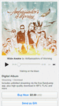 Mobile Screenshot of ambassadorsofmorning.bandcamp.com