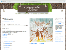 Tablet Screenshot of ambassadorsofmorning.bandcamp.com