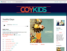 Tablet Screenshot of coykids.bandcamp.com