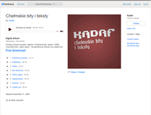 Tablet Screenshot of kadaf.bandcamp.com