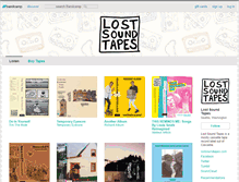 Tablet Screenshot of lostsoundtapes.bandcamp.com