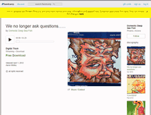 Tablet Screenshot of domesticdeepseafish.bandcamp.com