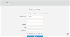 Desktop Screenshot of cuemusic.bandcamp.com
