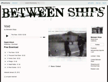 Tablet Screenshot of betweenships.bandcamp.com