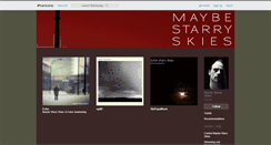 Desktop Screenshot of maybestarryskies.bandcamp.com