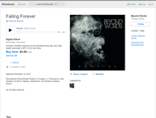 Tablet Screenshot of beyondwords.bandcamp.com