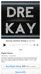 Mobile Screenshot of dre-kay1.bandcamp.com