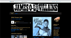 Desktop Screenshot of jamesolandthevillains.bandcamp.com