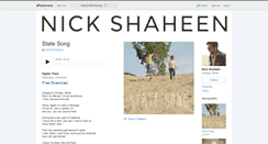 Desktop Screenshot of nickshaheen.bandcamp.com