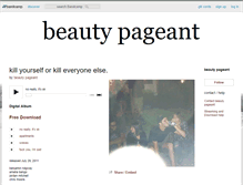 Tablet Screenshot of beautypageant.bandcamp.com