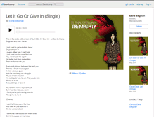 Tablet Screenshot of elenasiegman.bandcamp.com