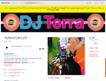 Tablet Screenshot of djterra.bandcamp.com