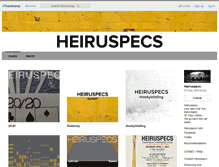 Tablet Screenshot of heiruspecs.bandcamp.com