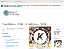 Tablet Screenshot of konradoldmoney.bandcamp.com