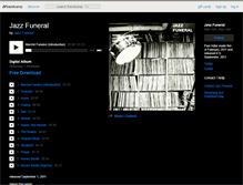 Tablet Screenshot of jazzfuneral.bandcamp.com