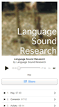 Mobile Screenshot of languagesoundresearch.bandcamp.com