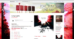 Desktop Screenshot of pennyblacks.bandcamp.com