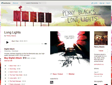 Tablet Screenshot of pennyblacks.bandcamp.com