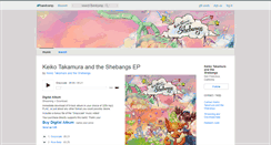 Desktop Screenshot of keikotakamuraandtheshebangs.bandcamp.com