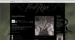 Desktop Screenshot of firstreign.bandcamp.com