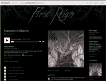 Tablet Screenshot of firstreign.bandcamp.com
